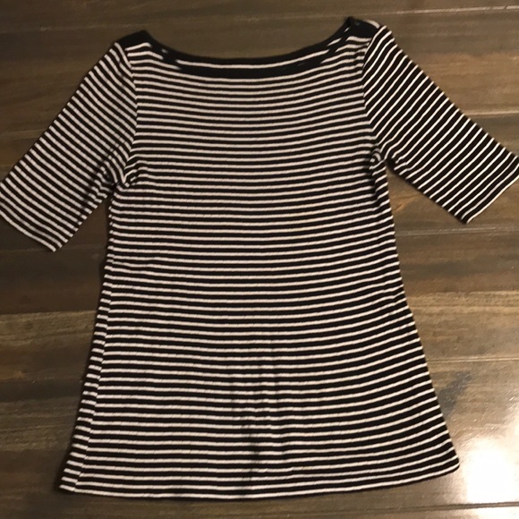 Old Navy Tops - Old Navy Women’s Black and White Stripe Top